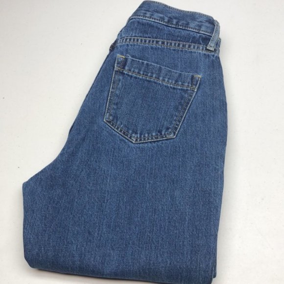 LIKE NEW LANDS END HIGH-RISE STRAIGHT JEANS 8/29x30 ⭐️ - Picture 1 of 12